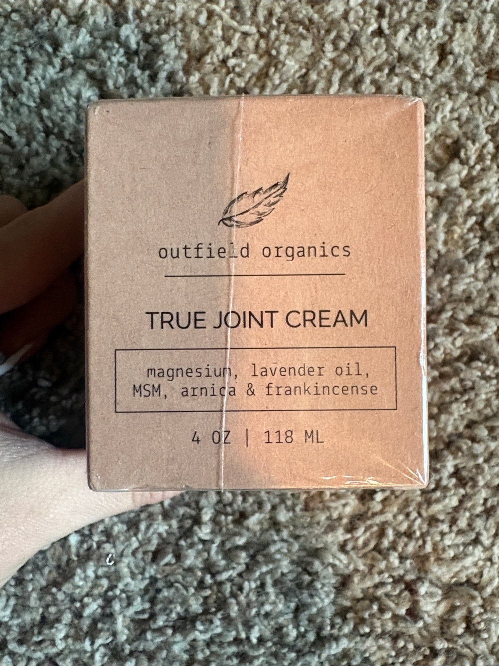 Outfield Organics True Joint Cream - Peach